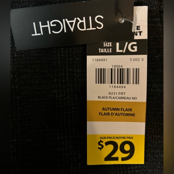 3 for 40$ Bundle Straight Leg Office Pant - Picture 2 of 5